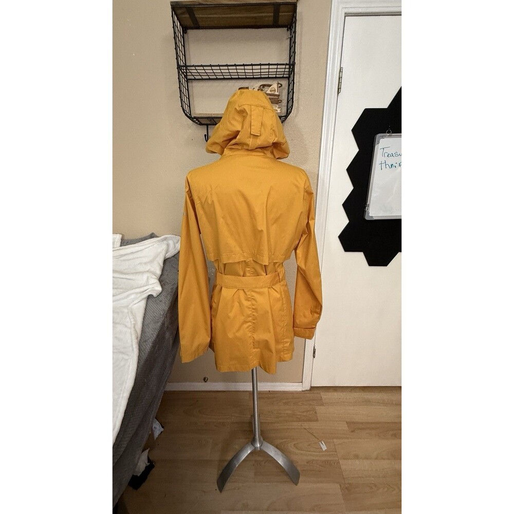 Columbia Women's Pardon My Trench Water-Resistant Rain Jacket Sz Medium Yellow - Picture 9 of 16